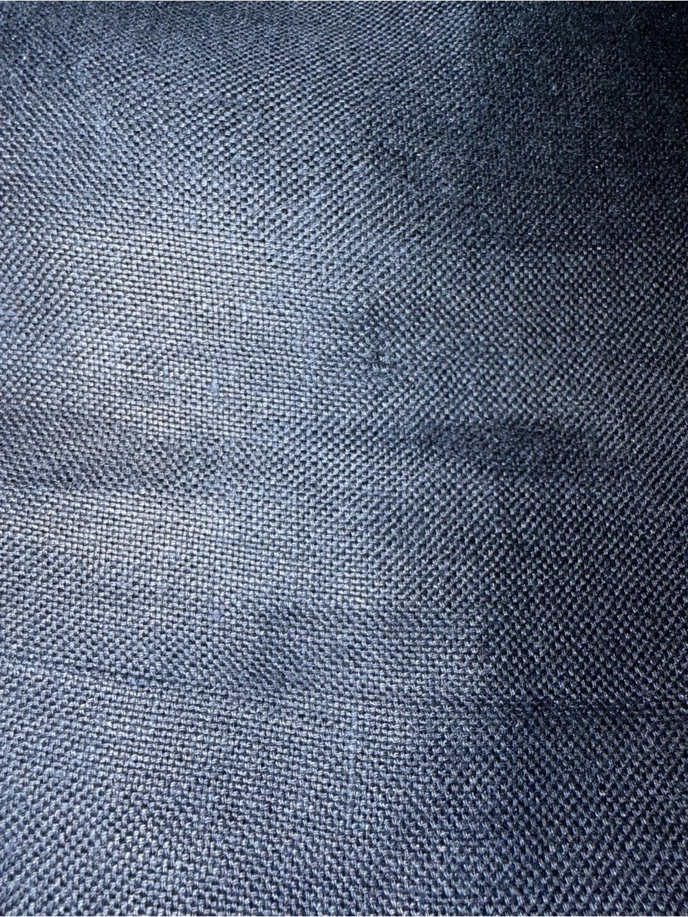 Massimo Dutti Black Linen-Blend Trousers